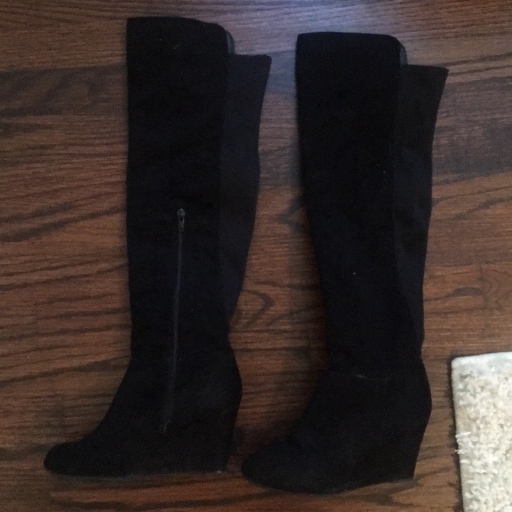 Chinese Laundry size 7 suede thigh high boots